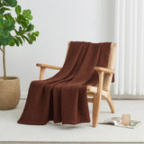 100% Cotton Waffle Weave Blanket - Mikala Collection-Blankets-Parc Decor