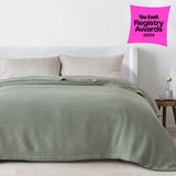 100% Cotton Waffle Weave Blanket - Mikala Collection-Blankets-Parc Decor