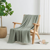 100% Cotton Waffle Weave Blanket - Mikala Collection-Blankets-Parc Decor