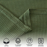 100% Cotton Waffle Weave Blanket - Mikala Collection-Blankets-Parc Decor