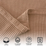 100% Cotton Waffle Weave Blanket - Mikala Collection-Blankets-Parc Decor