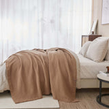 100% Cotton Waffle Weave Blanket - Mikala Collection-Blankets-Parc Decor