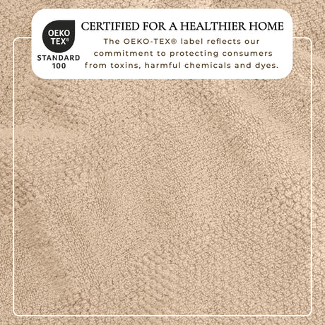 100% Cotton Woven Texture Bath Towel Set - Marbella Collection