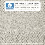100% Cotton Woven Texture Bath Towel Set - Marbella Collection