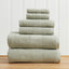 100% Cotton Woven Texture Bath Towel Set - Marbella Collection