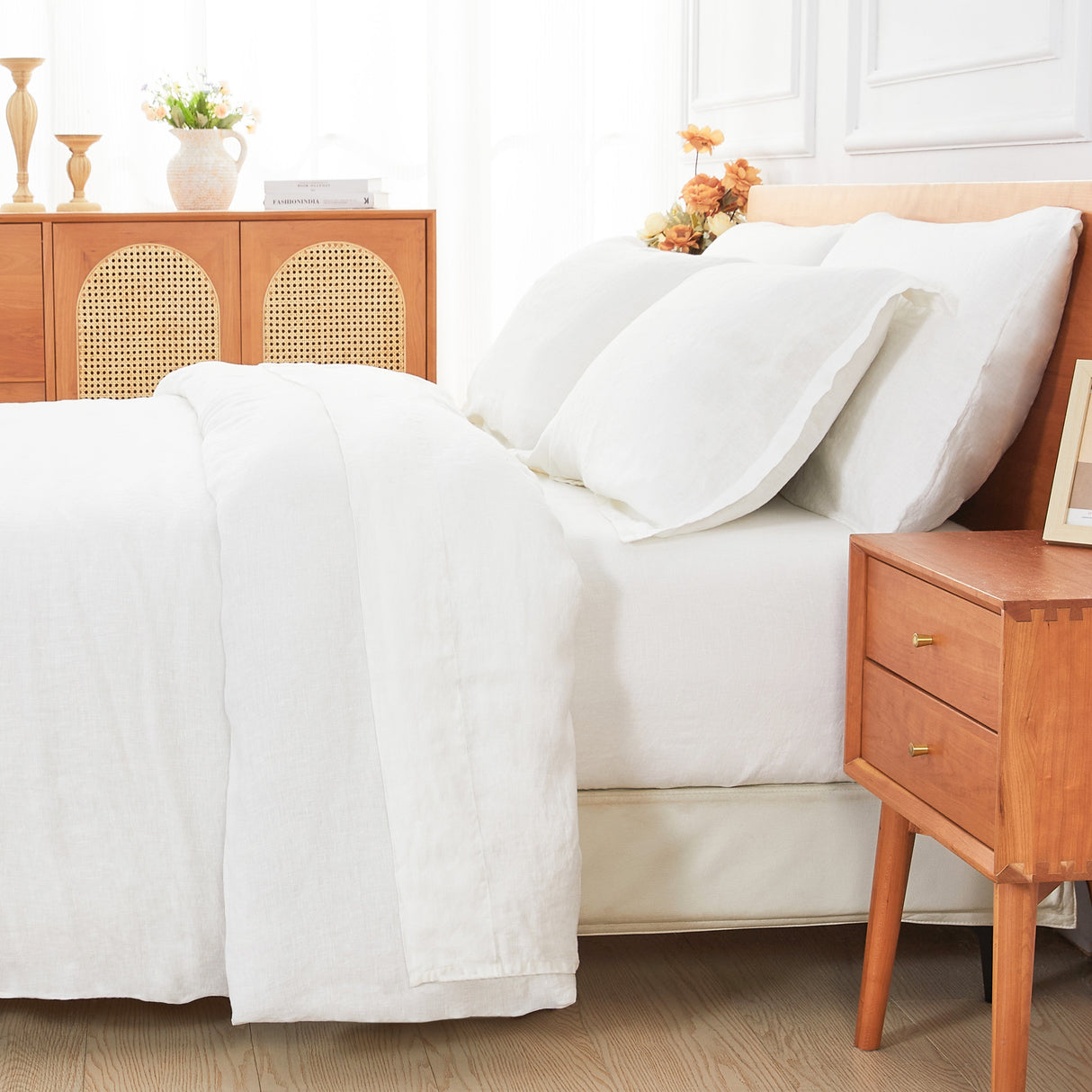 100% Linen Duvet Cover Set