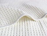 100% Merino Wool Waffle Weave Blanket-Blanket-Parc Decor