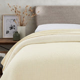 100% Merino Wool Waffle Weave Blanket-Blanket-Parc Decor