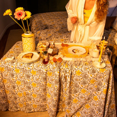 100% Organic Cotton - Summer of Love Tablecloth