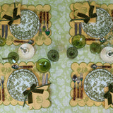 100% Premium Linen - Eden Flora Parlour Tablecloth