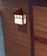 10"H Artisan 1-Light Architectural Bronze Pocket Outdoor Wall Light-Outdoor Wall Light-Parc Decor