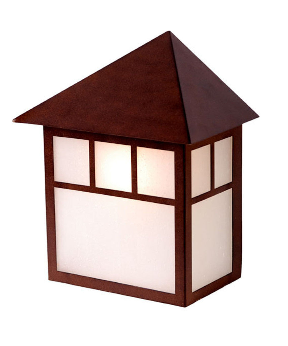 10"H Artisan 1-Light Architectural Bronze Pocket Outdoor Wall Light-Outdoor Wall Light-Parc Decor