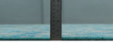 10x14 Hand Knotted Beige and Blue Modern Contemporary Bamboo Silk Area Rug