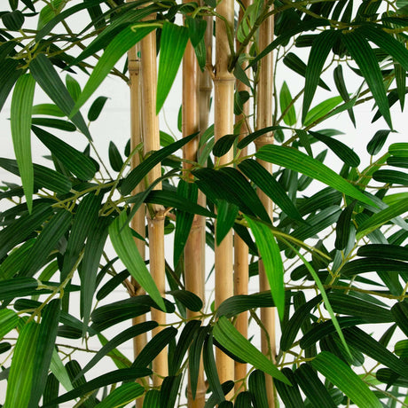 11’ Artificial Bamboo Tree with Real Bamboo Trunks-Tree-Parc Decor