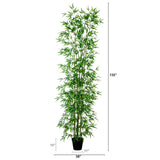 11’ Artificial Green Bamboo Tree-Tree-Parc Decor