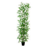 11’ Artificial Green Bamboo Tree-Tree-Parc Decor