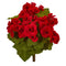 11” Begonia Bush Artificial Flower (Set of 4)-Stem-Parc Decor
