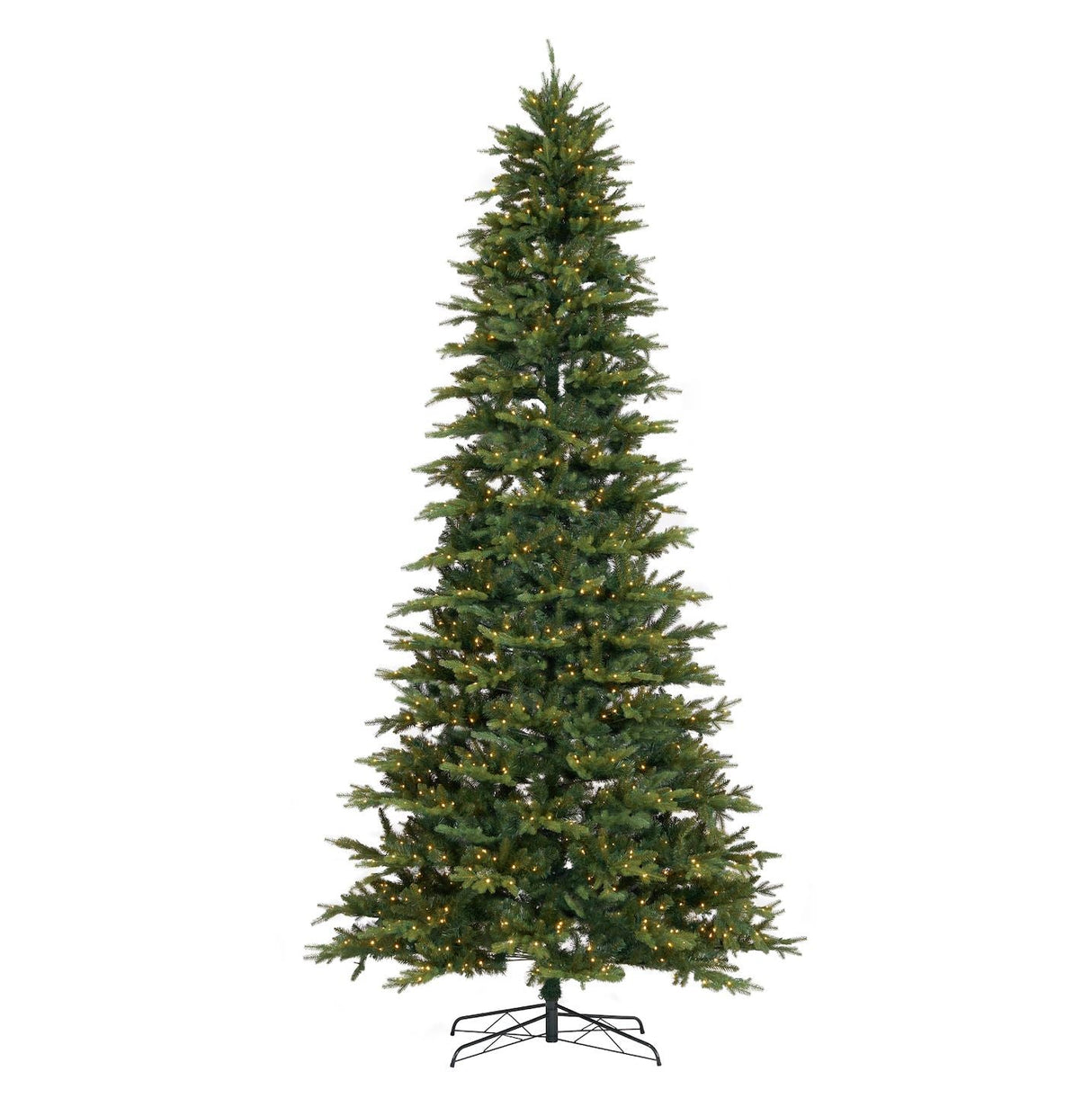 11’ Belgium Fir “Natural Look” Artificial Christmas Tree with 1250 Clear LED Lights and 4222 Bendable Branches-Christmas Tree-Parc Decor
