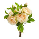11” Camellia Artificial Flower Bouquet (Set of 4)-Stem-Parc Decor