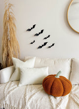 11” Jumbo Sherpa Orange Pumpkin Pillow