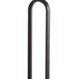 12" Black Round Side Table-Parc Decor