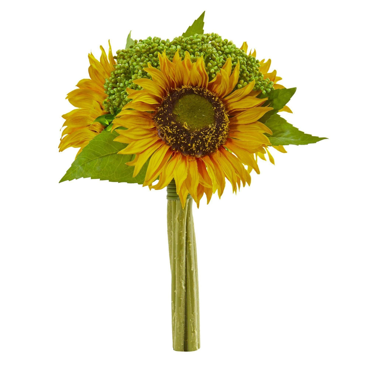 12” Sunflower Bundle Artificial Flower (Set of 3)-Parc Decor