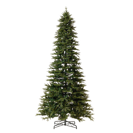 12’ Belgium Fir “Natural Look” Artificial Christmas Tree with 1500 Clear LED Lights and 4962 Bendable Branches-Christmas Tree-Parc Decor