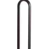 12" Black Round Side Table