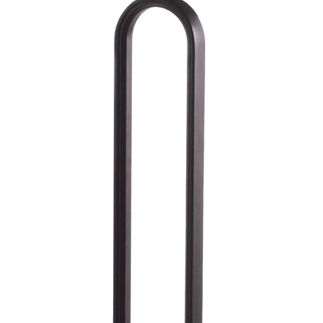 12" Black Round Side Table