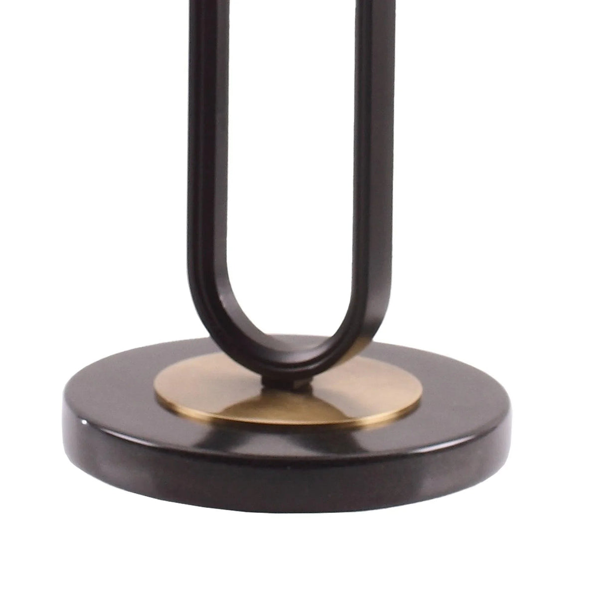 12" Black Round Side Table