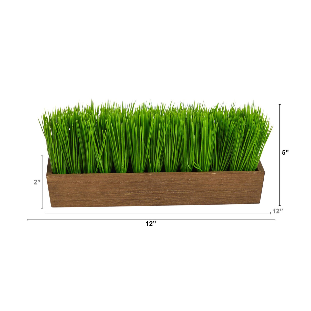 12” Grass Artificial Plant in Decorative Planter-Plant in Planter-Parc Decor
