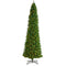12’ Slim Green Mountain Pine Artificial Christmas Tree with 1100 Clear LED Lights and 3235 Tips-Christmas Tree-Parc Decor