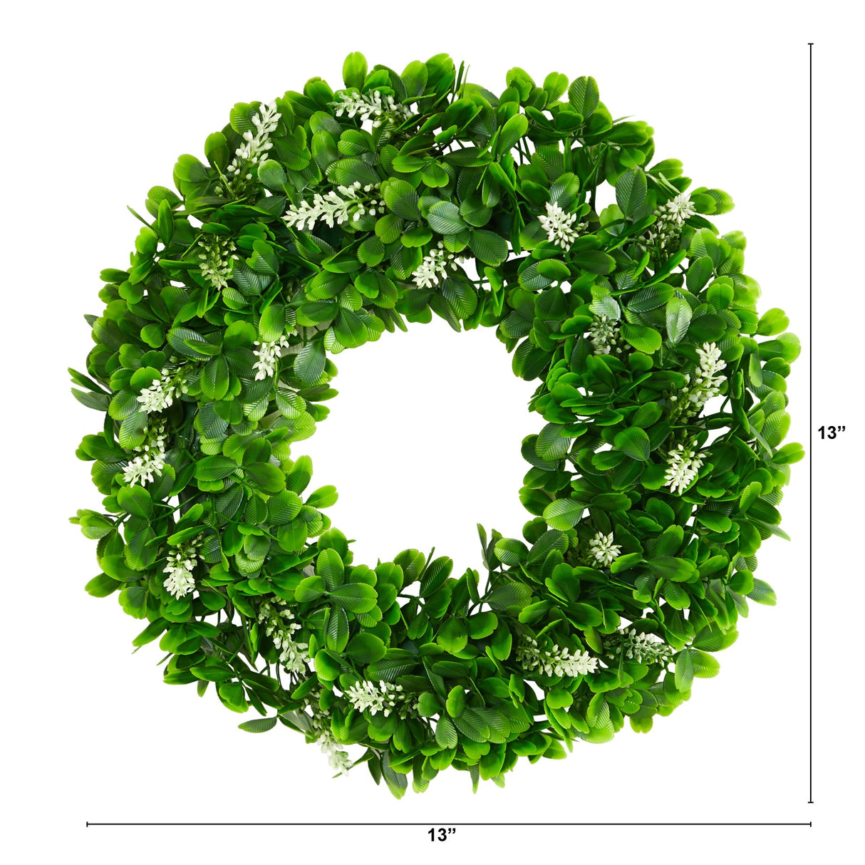 13” Jasmine Artificial Wreath-Parc Decor