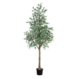 13’ Artificial Eucalyptus Tree-Tree-Parc Decor