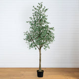 13’ Artificial Eucalyptus Tree-Tree-Parc Decor