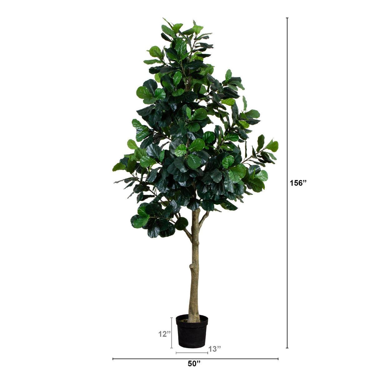 13’ Artificial Fiddle Leaf Fig Tree-Tree-Parc Decor