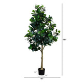 13’ Artificial Fiddle Leaf Fig Tree-Tree-Parc Decor