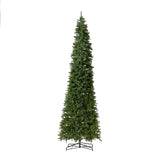 13’ Artificial Slim Green Mountain Pine Christmas Tree with 1360 Warm White LED Lights and 3924 Bendable Branches-Christmas Tree-Parc Decor