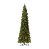 13’ Artificial Slim Green Mountain Pine Christmas Tree with 1360 Warm White LED Lights and 3924 Bendable Branches-Christmas Tree-Parc Decor