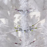 13’ Slim White Artificial Christmas Tree with 1350 Warm White LED Lights and 3924 Bendable Branches-Christmas Tree-Parc Decor