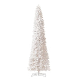 13’ Slim White Artificial Christmas Tree with 1350 Warm White LED Lights and 3924 Bendable Branches-Christmas Tree-Parc Decor