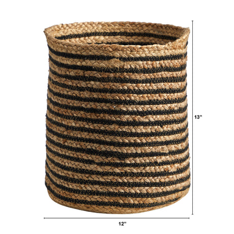 13.5” Handmade Natural Jute Planter-Parc Decor