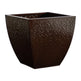 14” Embossed Metal Scroll Planter-Parc Decor