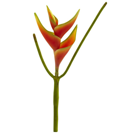 14’’ Mini Heliconia Artificial Flower (Set of 6)-Parc Decor