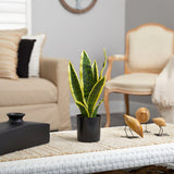14” Sansevieria Artificial Plant-Parc Decor