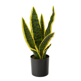 14” Sansevieria Artificial Plant-Parc Decor