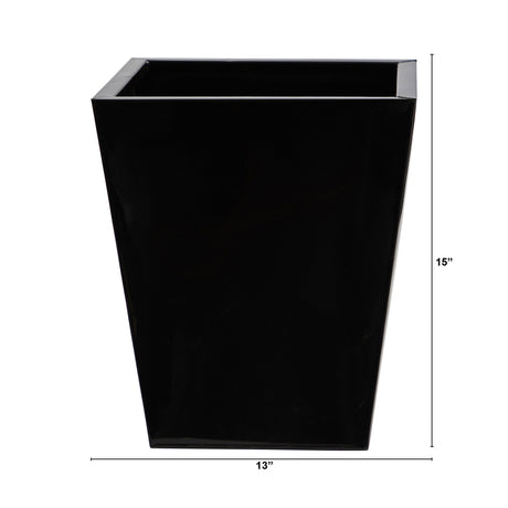 15” Classic Square Metal Planter-Parc Decor
