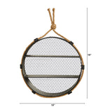 15” Round Wall Shelf-Parc Decor