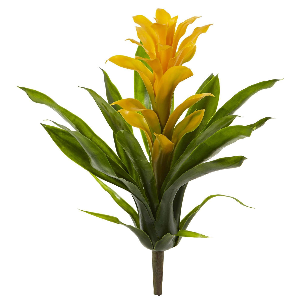 15” Artificial Bromeliad Flower (Set of 4)-Stem-Parc Decor