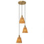 15 Inch Merle 3-Light Island Pendant Light